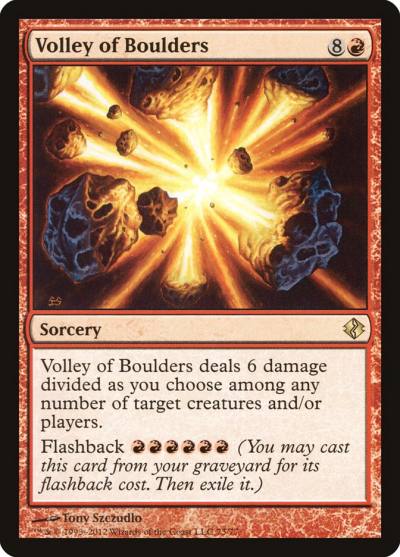 Volley of Boulders DDI-73 Duel Decks: Venser vs. Koth Magic card
