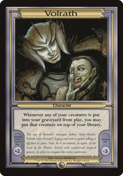 Volrath PVAN-208 Vanguard Series Magic card