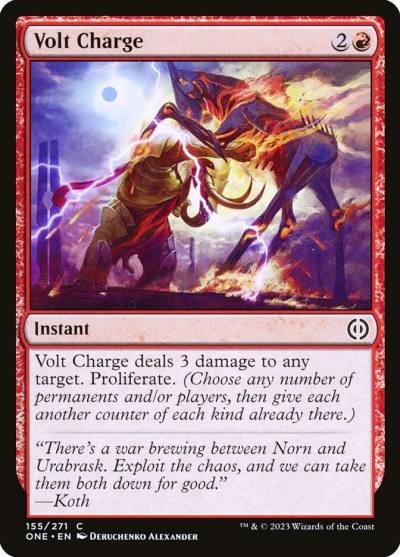 Volt Charge ONE-155 Phyrexia: All Will Be One Magic card