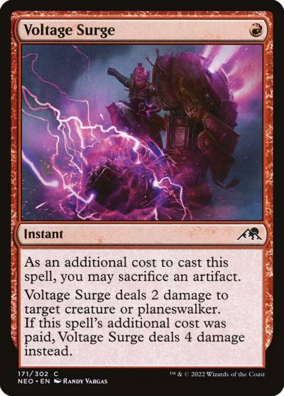 Voltage Surge NEO-171 Kamigawa: Neon Dynasty Magic card