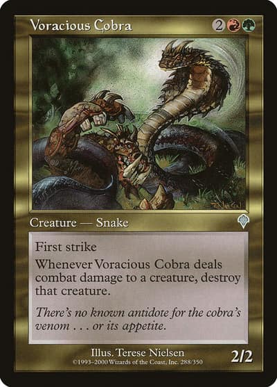 Voracious Cobra 288 Invasion Magic card