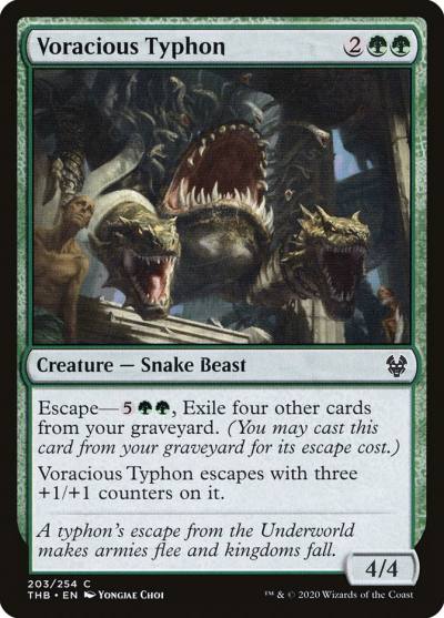 Voracious Typhon 203 Theros Beyond Death Magic card