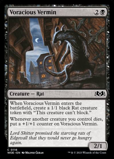 Voracious Vermin 116 Wilds of Eldraine Magic card