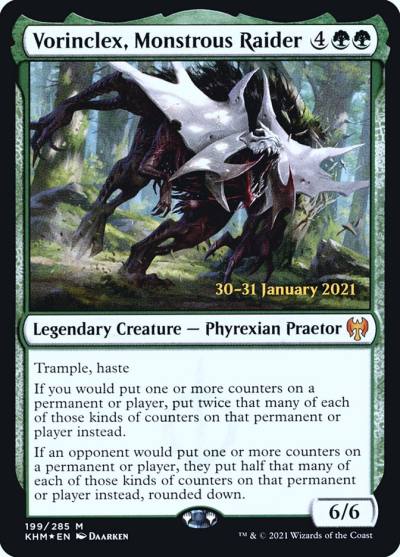 Vorinclex, Monstrous Raider PKHM-199S Kaldheim Promos Magic card