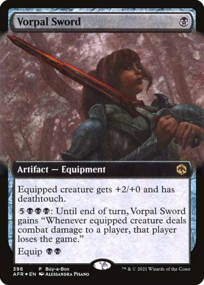 Vorpal Sword AFR-396 Adventures in the Forgotten Realms Magic card