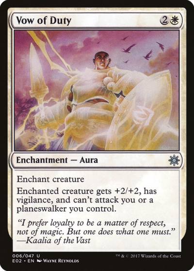 Vow of Duty E02-6 Explorers of Ixalan Magic card