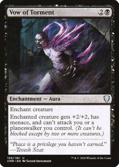Vow of Torment CMR-159 Commander Legends Magic card