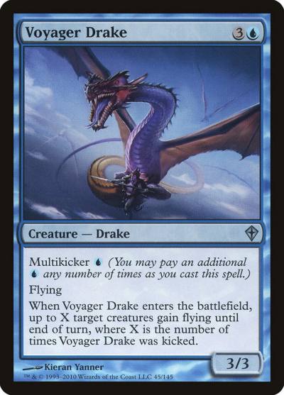 Voyager Drake WWK-45 Worldwake Magic card