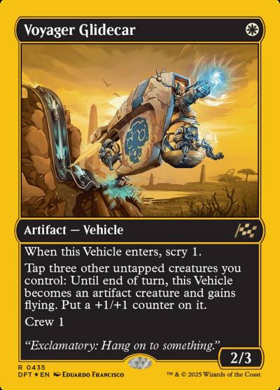 Voyager Glidecar DFT-435 Aetherdrift Magic card
