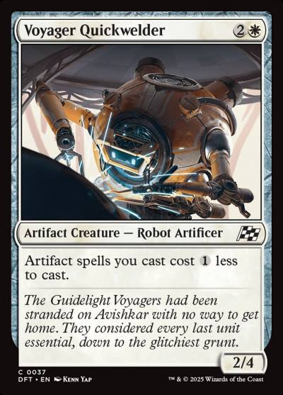 Voyager Quickwelder DFT-37 Aetherdrift Magic card