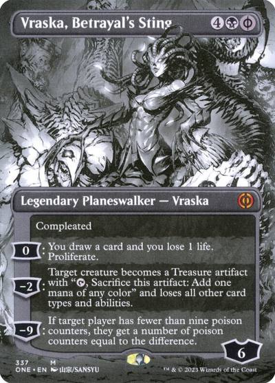 Vraska, Betrayal's Sting ONE-337 Phyrexia: All Will Be One Magic card