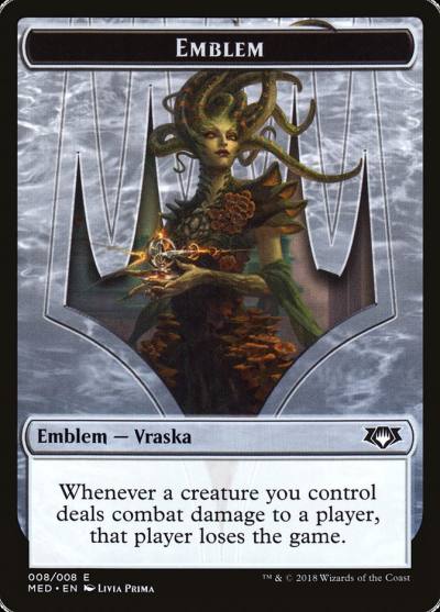 Vraska, Golgari Queen Emblem TMED-G8 Mythic Edition Tokens Magic card