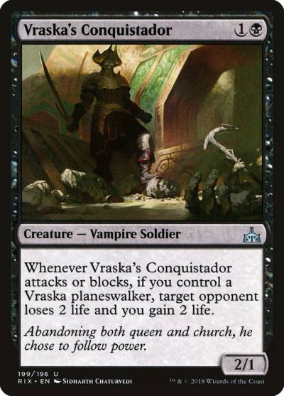 Vraska's Conquistador 199 Rivals of Ixalan Magic card