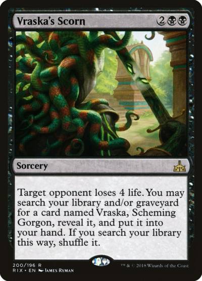 Vraska's Scorn RIX-200 Rivals of Ixalan Magic card