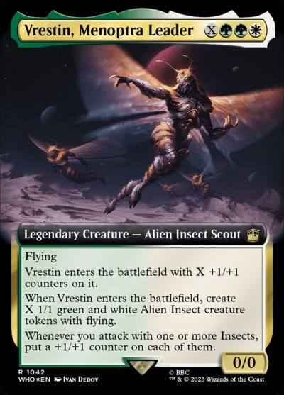Vrestin, Menoptra Leader WHO-1042 Doctor Who Magic card