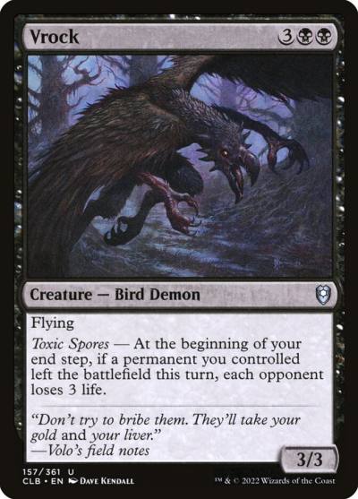 Vrock 157 Commander Legends: Battle for Baldur's Gate Magic card