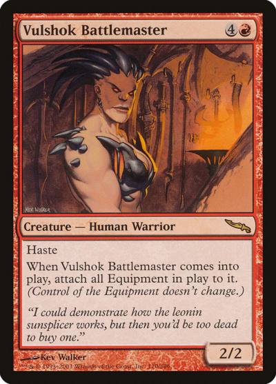 Vulshok Battlemaster 110 Mirrodin Magic card