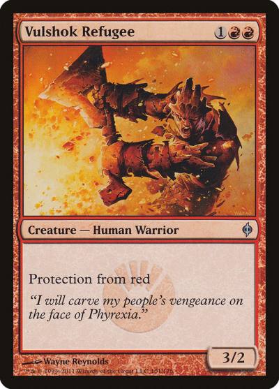 Vulshok Refugee 101 New Phyrexia Magic card