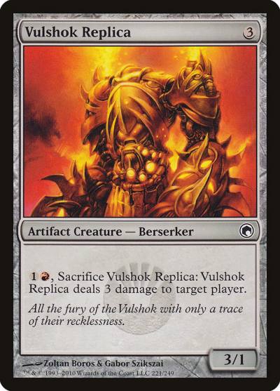 Vulshok Replica 221 Scars of Mirrodin Magic card
