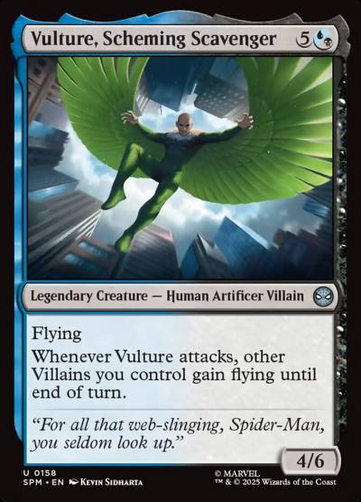 Vulture, Scheming Scavenger SPM-158 Marvel's Spider-Man Magic card