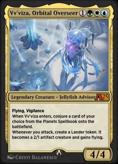 Vv'viza, Orbital Overseer YEOE-28 Alchemy: Edge of Eternities Magic card