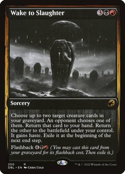 Wake to Slaughter DBL-250 Innistrad: Double Feature Magic card