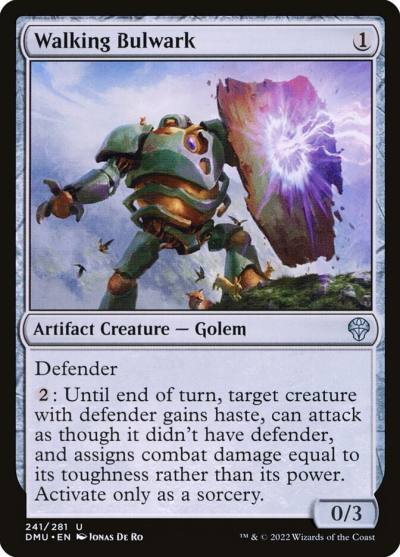 Walking Bulwark DMU-241 Dominaria United Magic card