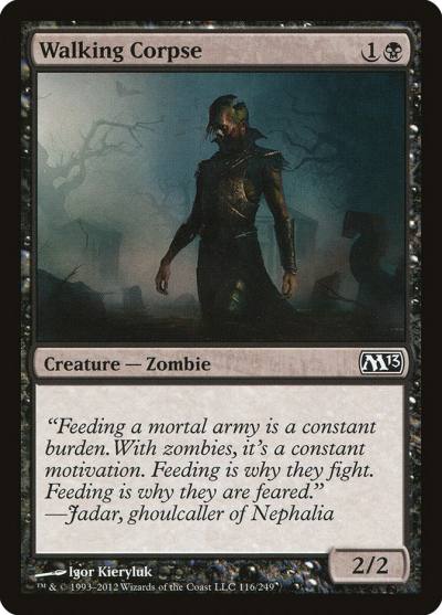 Walking Corpse M13-116 Magic 2013 Magic card