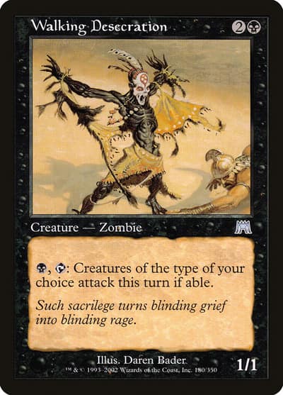 Walking Desecration 180 Onslaught Magic card