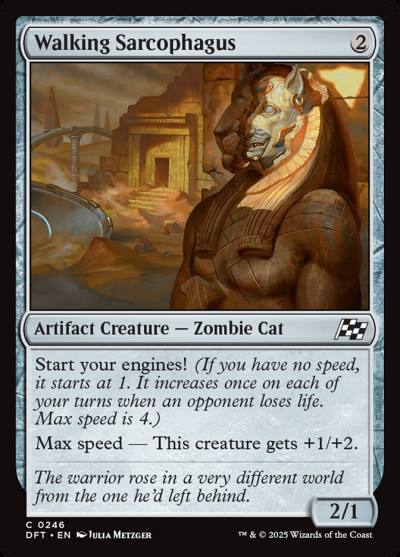 Walking Sarcophagus DFT-246 Aetherdrift Magic card