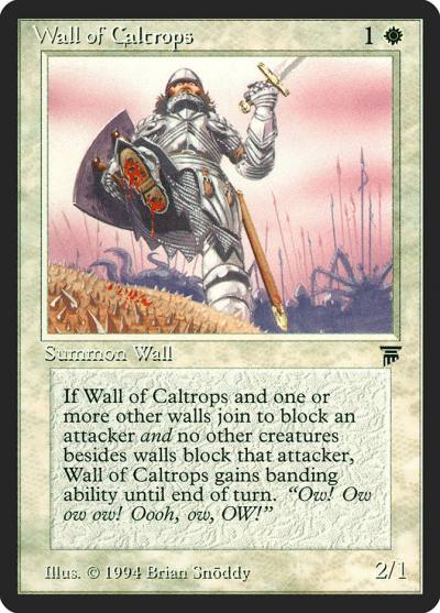 Wall of Caltrops LEG-42 Legends Magic card
