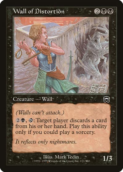 Wall of Distortion 171 Mercadian Masques Magic card