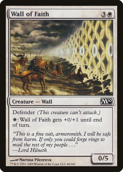 Wall of Faith 40 Magic 2010 Magic card