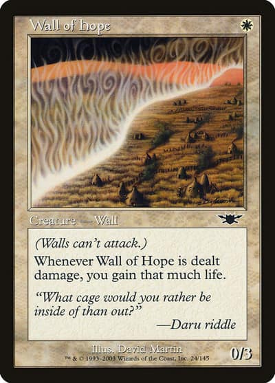 Wall of Hope 24 Legions Magic card