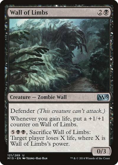 Wall of Limbs M15-121 Magic 2015 Magic card