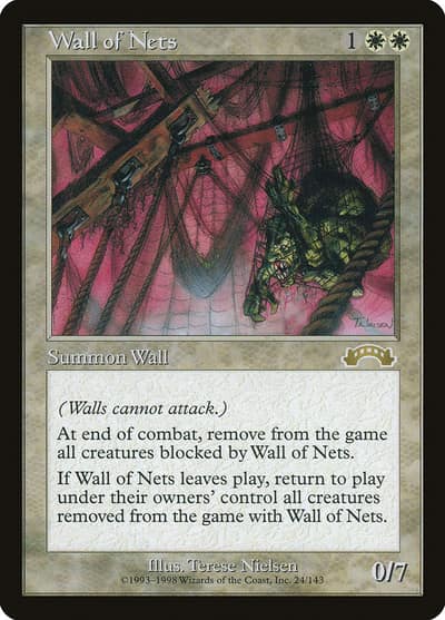 Wall of Nets 24 Exodus Magic card