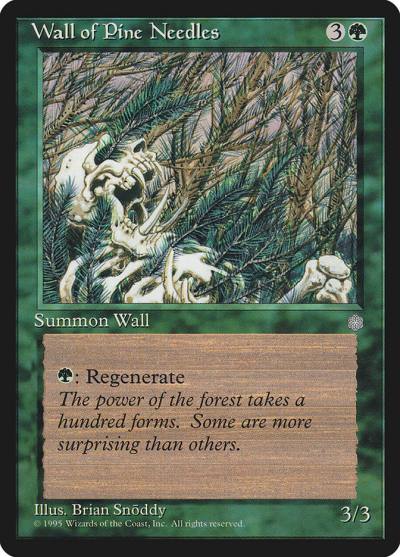 Wall of Pine Needles ICE-274 Ice Age Magic card