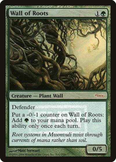 Wall of Roots F08-7 Friday Night Magic 2008 Magic card