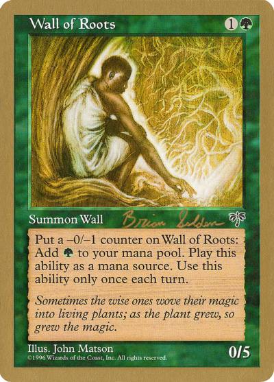 Wall of Roots WC98-BS253 World Championship Decks 1998 Magic card