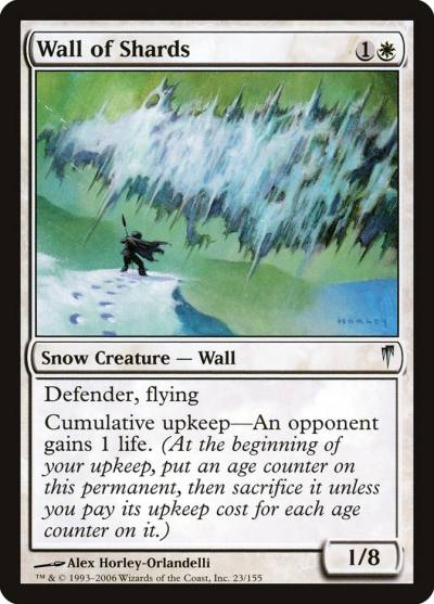 Wall of Shards CSP-23 Coldsnap Magic card