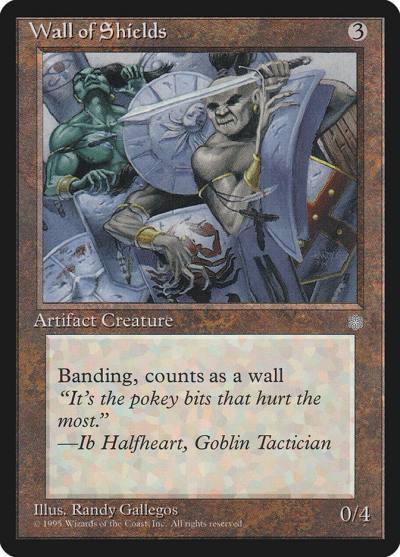 Wall of Shields ICE-347 Ice Age Magic card