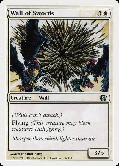 Wall of Swords 8ED-56 Eighth Edition Magic card
