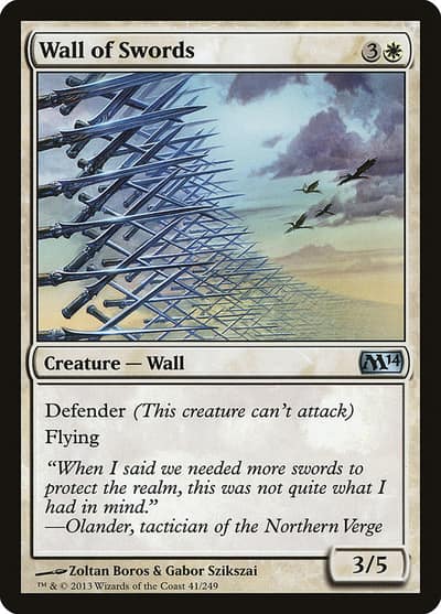 Wall of Swords M14-41 Magic 2014 Magic card