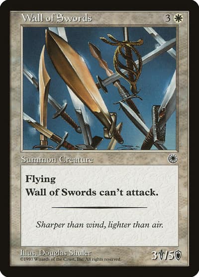 Wall of Swords POR-37 Portal Magic card
