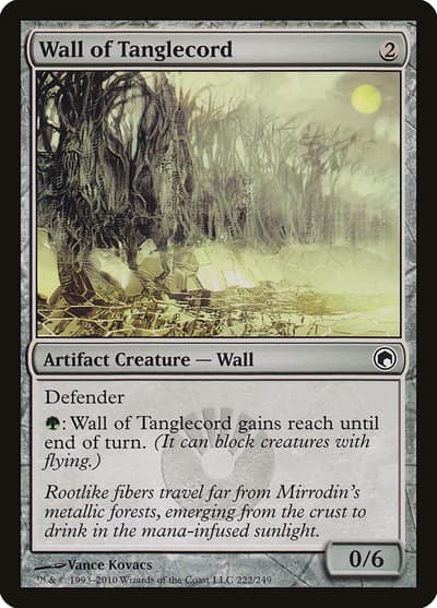 Wall of Tanglecord 222 Scars of Mirrodin Magic card