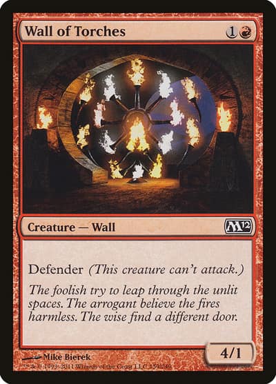 Wall of Torches 159 Magic 2012 Magic card