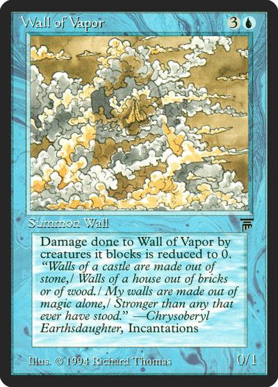 Wall of Vapor LEG-84 Legends Magic card