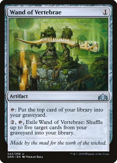 Wand of Vertebrae GRN-242 Guilds of Ravnica Magic card