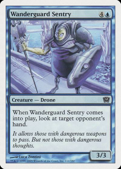 Wanderguard Sentry 9ED-111 Ninth Edition Magic card