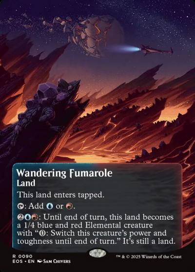 Wandering Fumarole EOS-90 Edge of Eternities: Stellar Sights Magic card